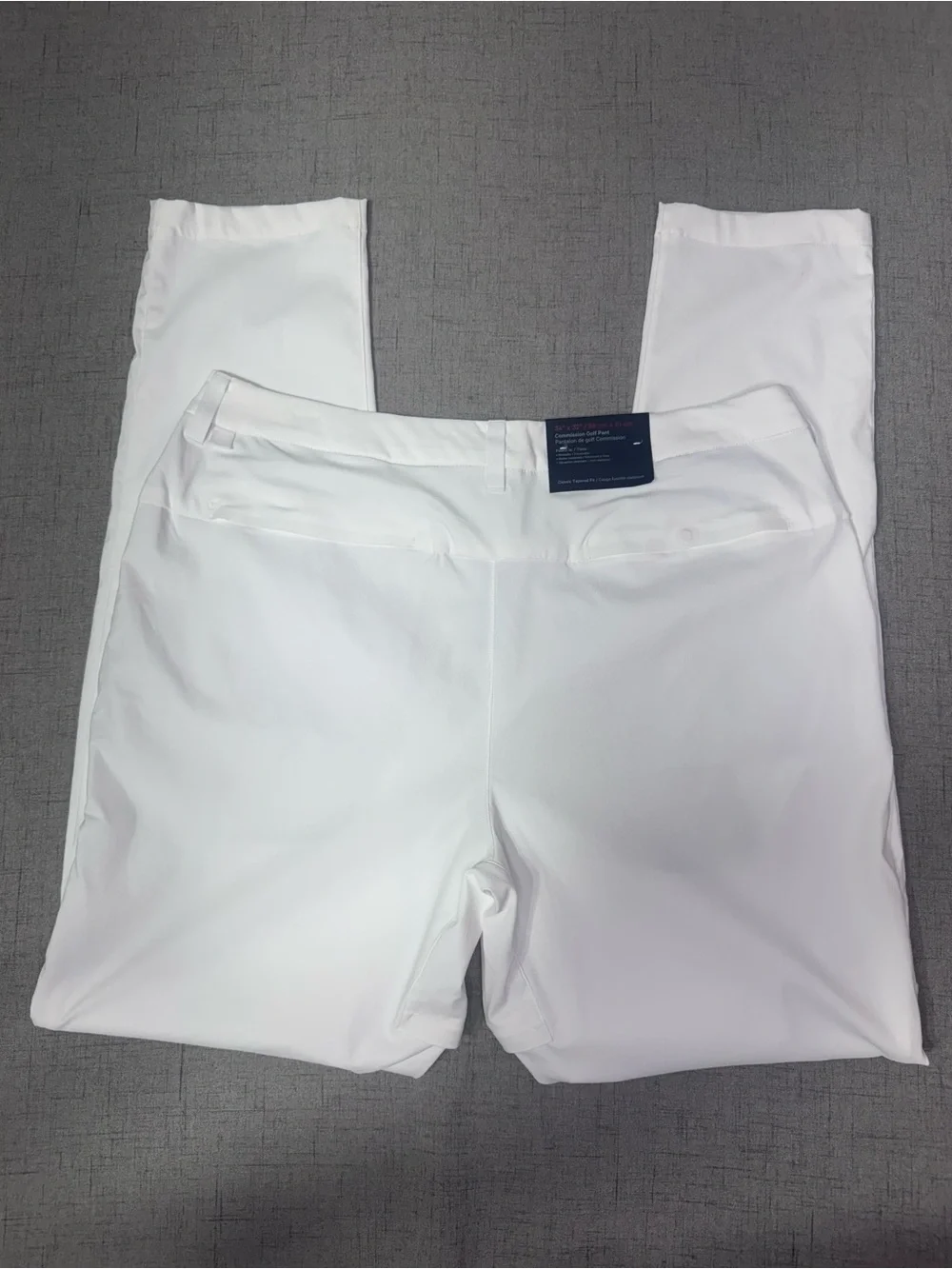 Mens Lululemon Commission Golf Pant 32” Length White Size 34 NWT
